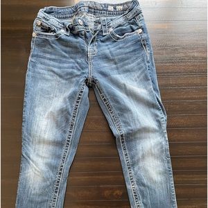 Miss Me cropped jeans. Hardly worn.